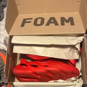 Yeezy Red Foam Sandals